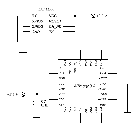 ESP8266 circuit