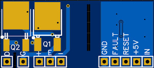 Драйвер IGBT транзисторів на A316J. Плата. Вигляд знизу